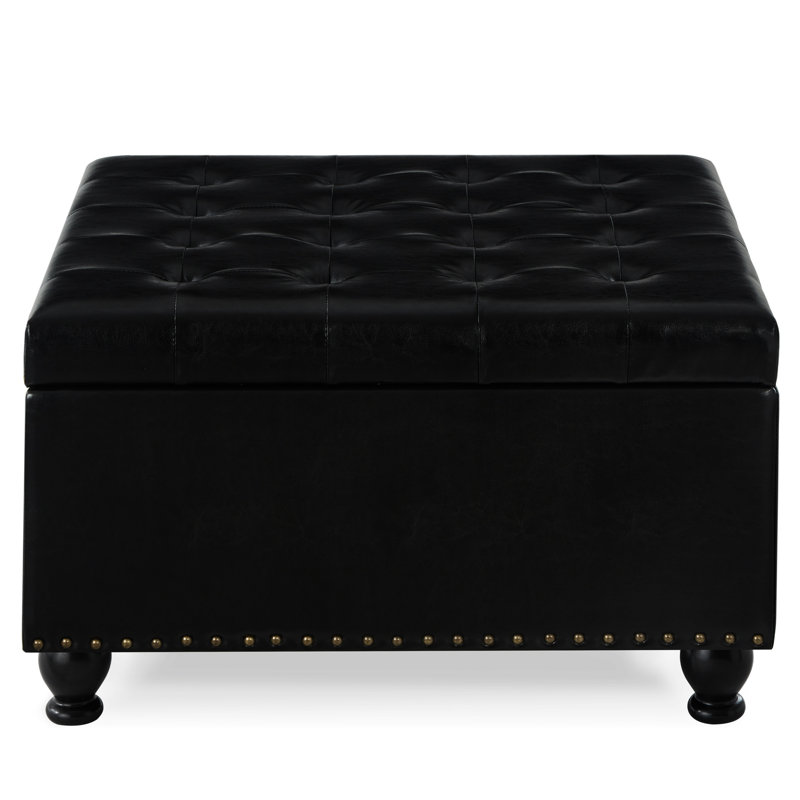 Versatile Storage For Home With Elegant Design And Function Comfortable Seating, Black