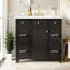 Meuble-lavabo de 36 po avec lavabo, 1 porte, 3 tiroirs et tablettes réglables