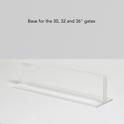 View Panel Acrylic Free Standing Pet Gate