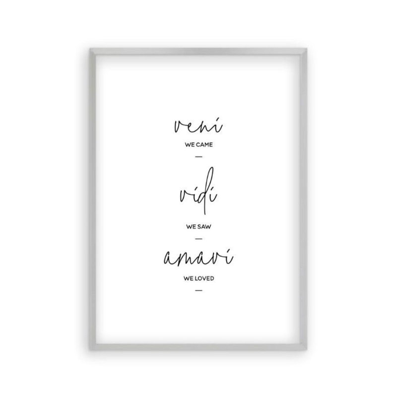 Print, Matt Silver Frame, 61 cm H x 43 cm W x 2.5 cm D