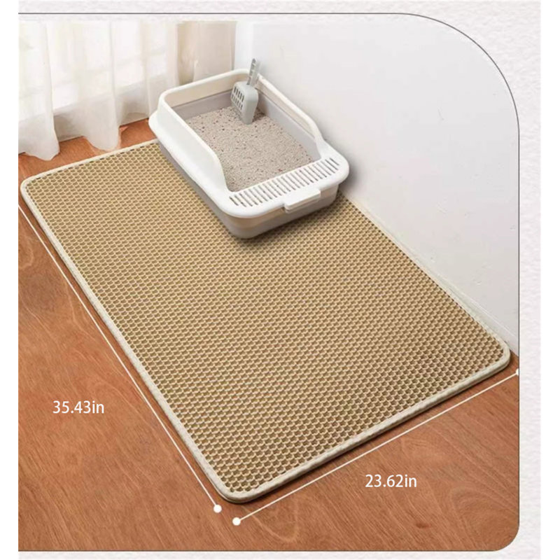 Tapis de fumier à double couche, H 0,3 po x l 35,43 po x P 23,62 po