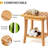 Braewyn Bamboo / Rattan Accent Stool-1937718230