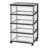 IRIS 4 Drawer Wide Plastic Storage Chest with Casters-1113782788