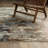 Genesis Contemporary Mottled Abstract Olive/Blue Area Rug-1273839751