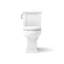 Tresham® 1.28 GPF Water Efficient Elongated Two-Piece Toilet (Seat Not Included)-1934683327-1979266930