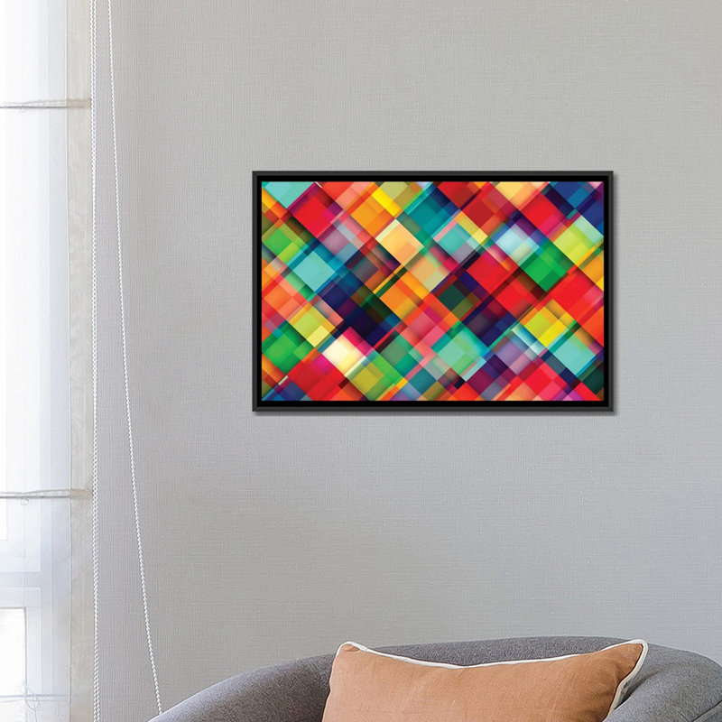 « souls » par danny fabrice, reproduction d’art sur toile tendue, H 18 po x l 26 po x P 1,5 po, Toile avec cadre noir