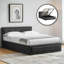 Ottoman Fabric Lift Up Storage Bed , UKFR Certified-2137093220-2137093219