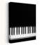 Elegant Piano Keys Abstract Contemporary Architecture Wall Art Print 1 Piece Wrapped Canvas Wall Art-201606156
