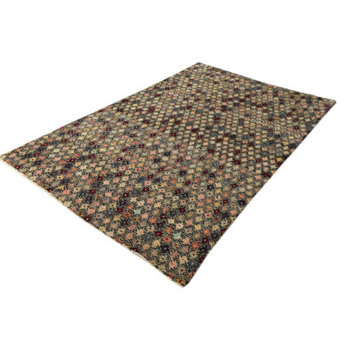 Tapis noir et blanc Judy