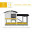 62" Rabbit Hutch