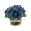 Cream Hydrangea in Rope Glass Vase-356774884