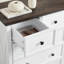 Commode 6 tiroirs, commode haute, armoire de rangement pour vêtements et rangement de salon | Idée de cadeau