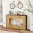 Wooden Frame Console Table For Indoor