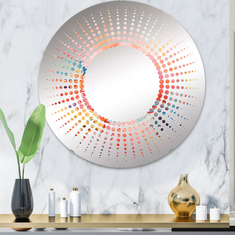 Cashious Circle Mirror, 31.4" x 31.4"