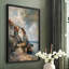 Paysages série CCDVI - reproduction encadrée de qualité supérieure - prête à être accrochée - aucun clou requis-1766182616-1766182613