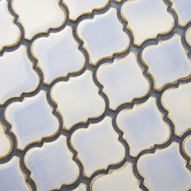 Hudson Tangier 2" x 2" Porcelain Grid Mosaic Wall & Floor Tile, Frost Blue