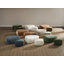 Repose-pieds triangulaire rembourré 26,5 po Adna-90695400