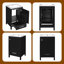 Meuble-lavabo moderne de 20 pouces avec lavabo en céramique, tiroir et porte à fermeture en douceur, supports de rangement doubles et tiroir séparateur-1804275272