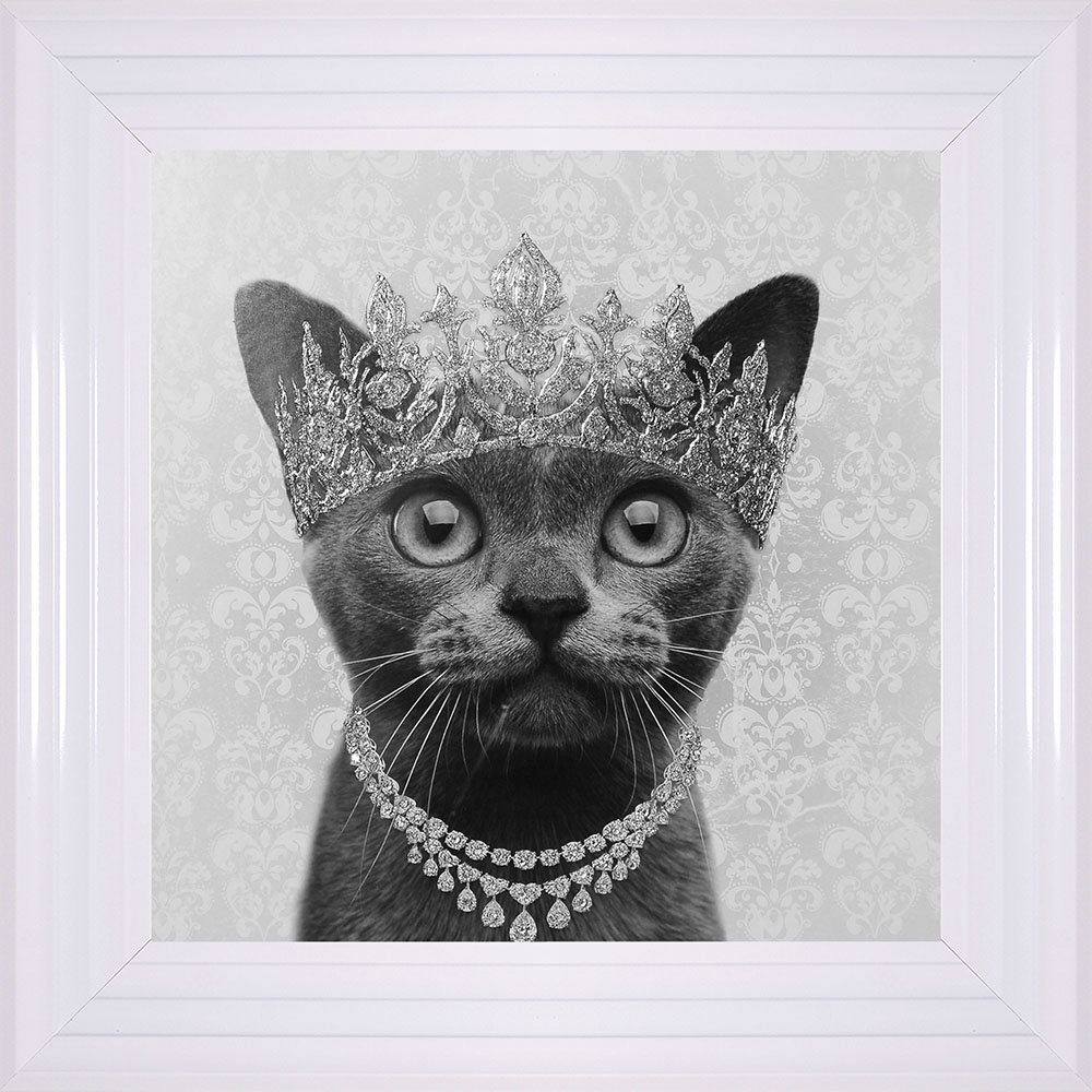 'Burmese Cat' Framed Graphic Art Print