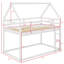 Lit superposé simple au dessus d'un lit simple pour enfants-119044488
