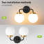 Luminaire de salle de bain à intensité variable avec abat-jour en verre soufflé à la main Karlei-362368878-367042662-362423861