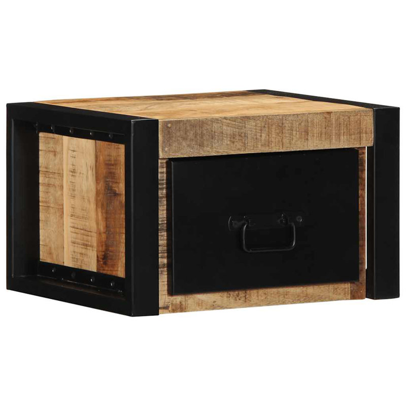 40cm W Metal Bedside Table