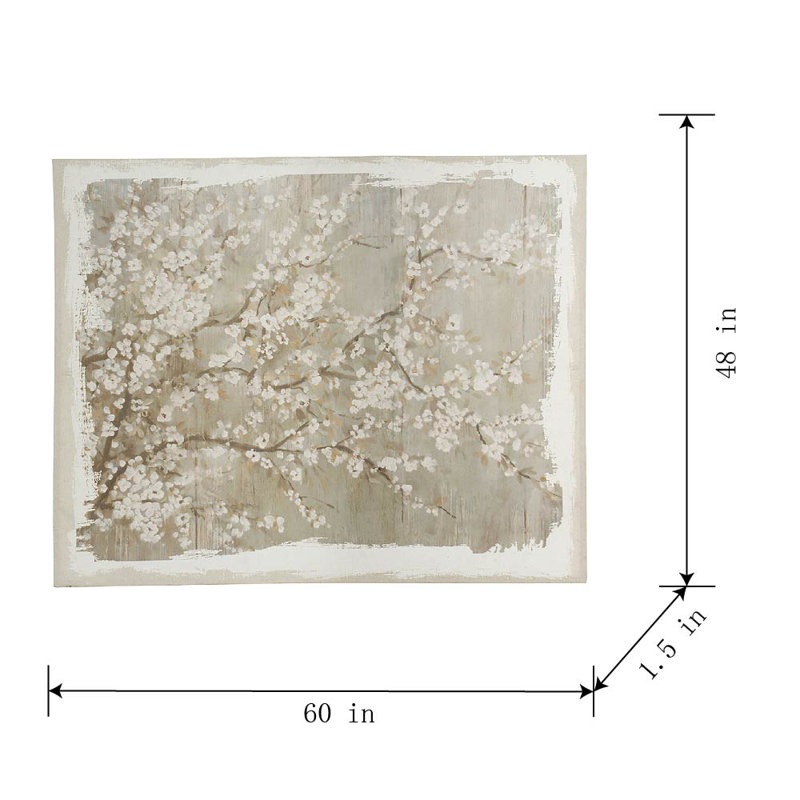 Large Cherry Blossom Canvas Print