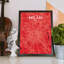 Milan City Map - No Frame Print-1365990103