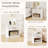 Modern Nightstand Bedside Table With Drawer Open Storage Shelf For Small Spaces-1351989201
