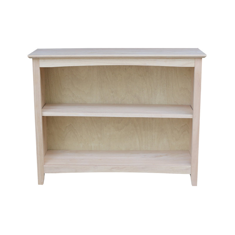  Bibliothèque en bois massif Derren, (2 tablettes) H 30 po x l 38 po x P 12,3 po