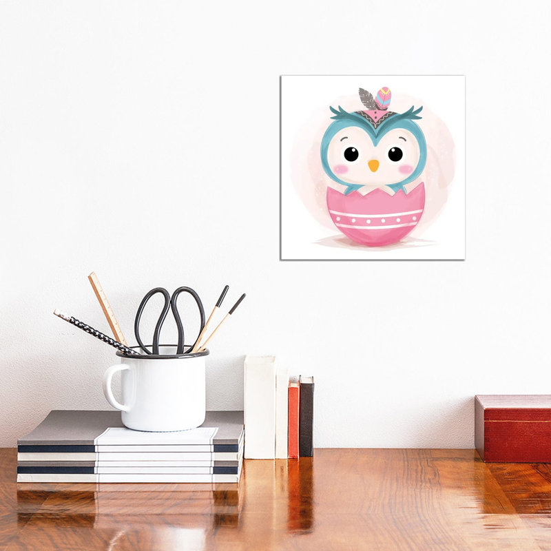 Owl For Children's Room by Art Mirano - Wrapped Canvas Print, 30.48cm H x 30.48cm W x 1.905cm W