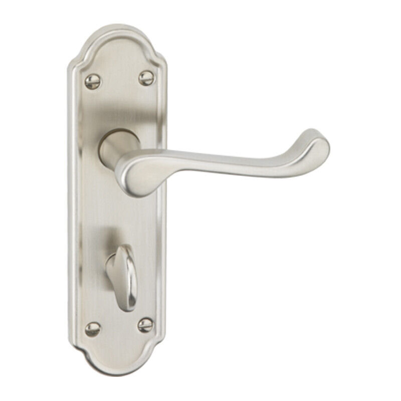 Lever Latch Door Handle, Satin Nickel