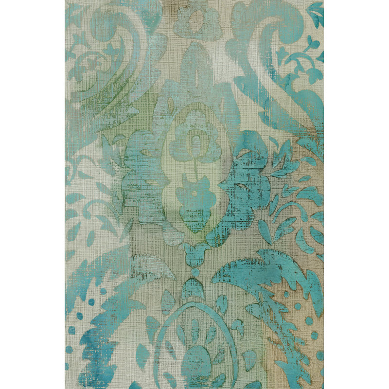 Velvet & Damask III by Chariklia Zarris - Wrapped Canvas Print, 46cm H x 30cm W x 3.8cm D