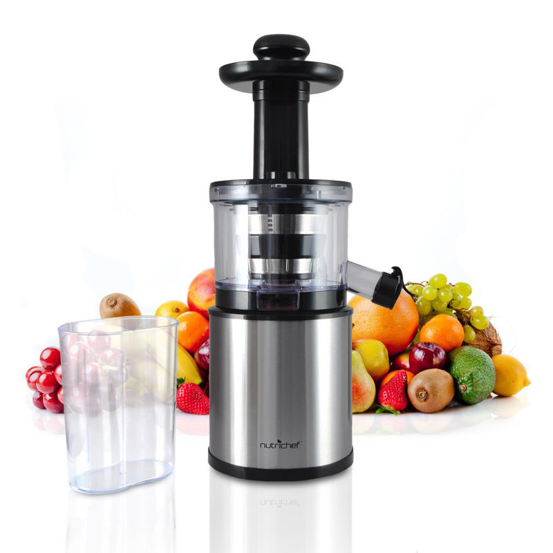 NutriChef Manual Slow Masticating & Cold Press Juicer