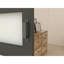 Porte de grange coulissante double en verre trempé givré 3-Lite 42 po. X 84 po. Avec poignée de quincaillerie-126023151-126023153