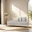 Chaise longue simple, confortable et décontractée-107245766
