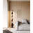 Tall Abstract Birch Wood Sculpture For Entryway