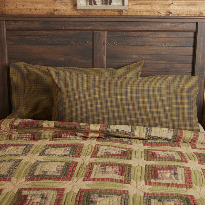 Taie d'oreiller 100% coton Tea Cabin