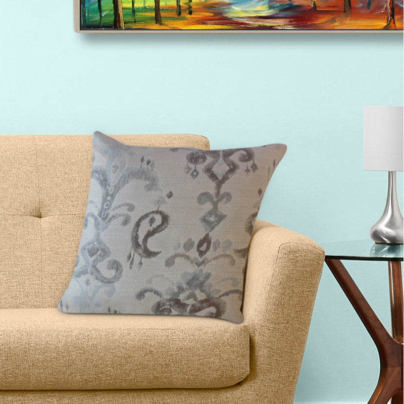 Oreiller Zaide Ikat, 12 po x 18 po, Coussin lombaire