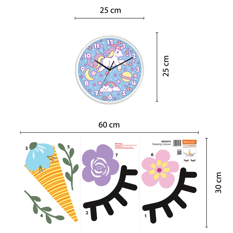 Wiggs Wall Clock - 25cm