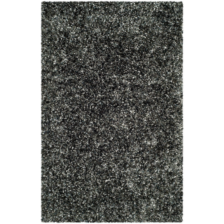 Delane Handmade Tufted Charcoal Area Rug