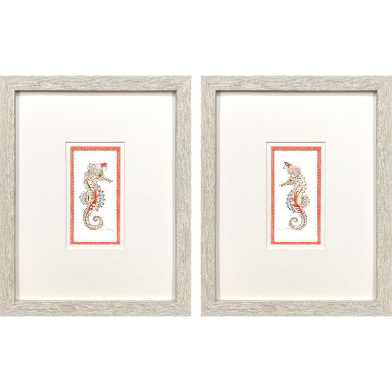 «Dreamy Seahorse», art encadré