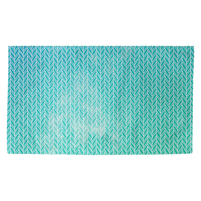 Tapis de porte d’intérieur anti-dérapant chevrons Avicia, Rectangle 3 pi 3 po x 5 pi 3 po
