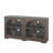 55" W  Rustic Display Buffet Cabinet With Arched Glass Doors, Modern Buffet Sideboard Coffee Bar Cabinet With Storage And Adjustable Shelves,For Kitchen,Living Room And Entryway-1892778928