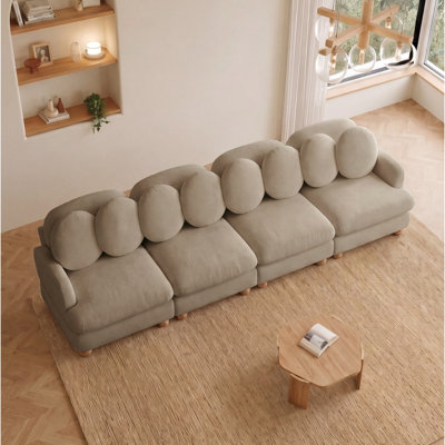 Grand sofa modulaire en coin