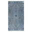 Tapis turc bleu ciel 5,5 pi x 5,5 pi avec motif français Aubusson