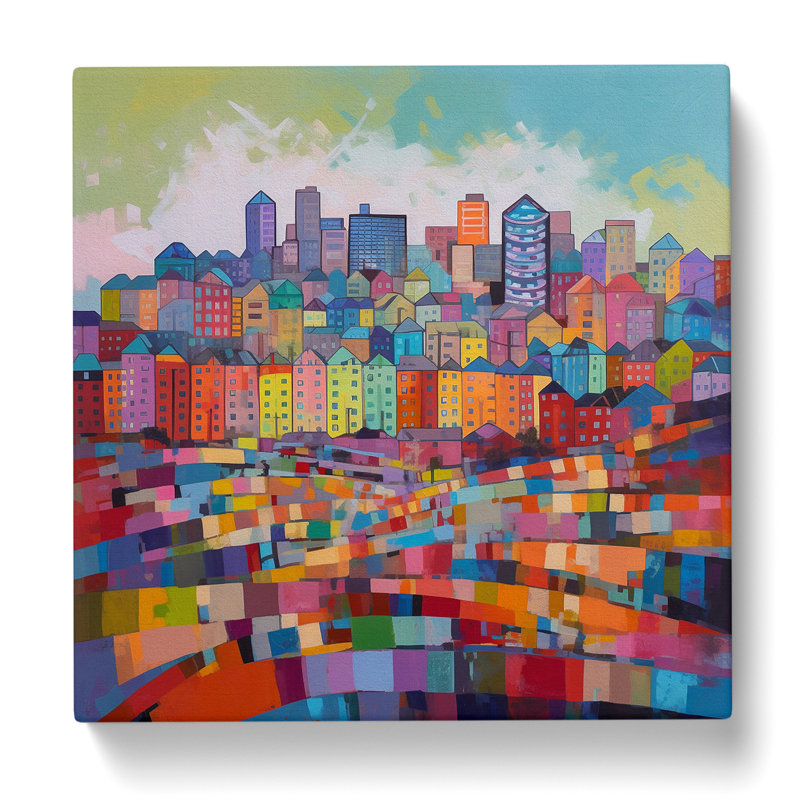 City Of Cardiff Colour Field No.1 - Print, 50cm H x 50cm W x 3cm D
