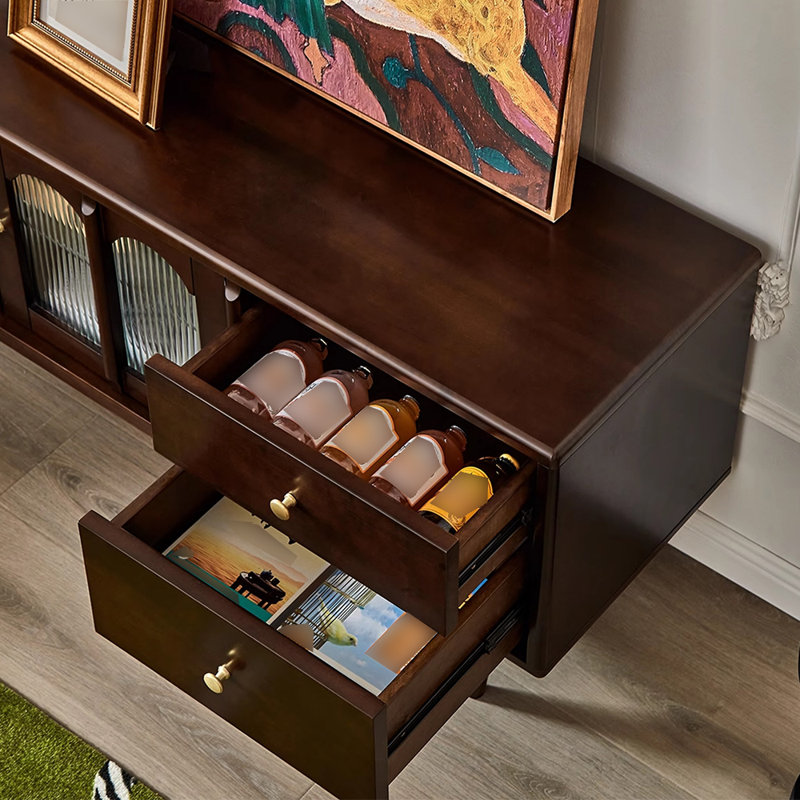 Light Luxury TV Cabinet With Coffee Table