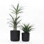 Ensemble de pots à fleurs ronds 2 pièces Amilliana-106894968