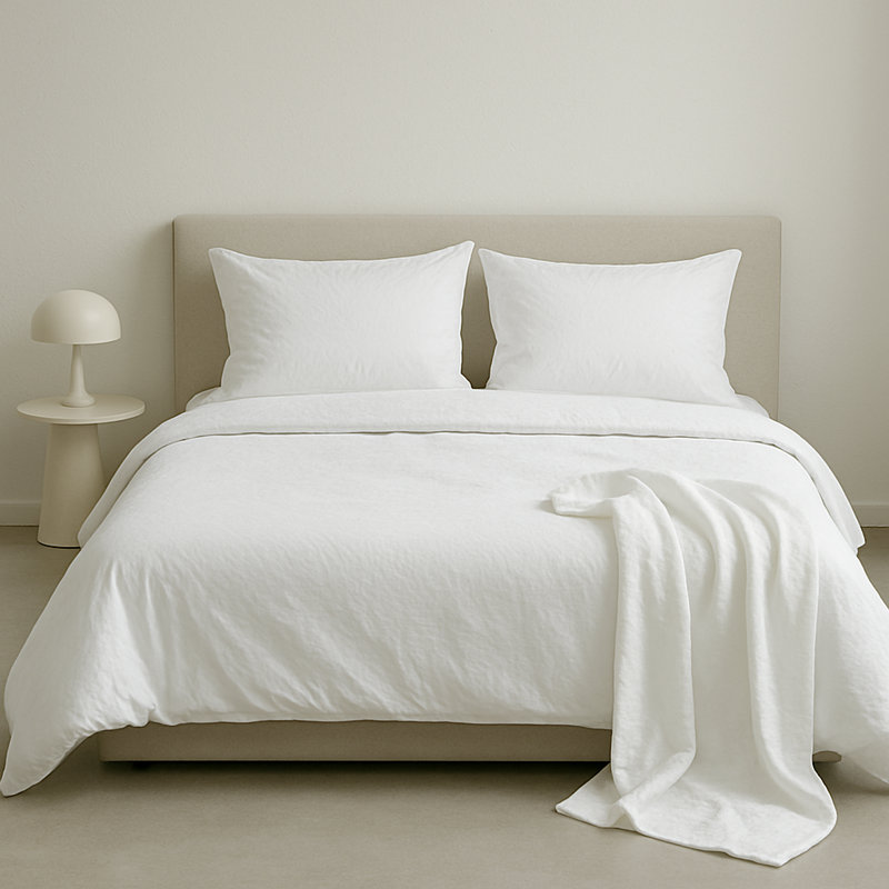 Bamboo Bed Sheets Set - White
